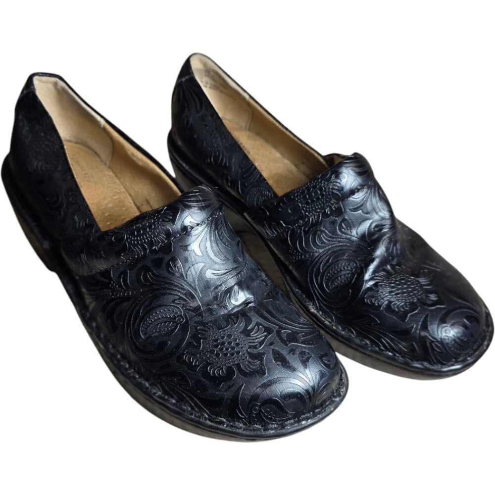 GH BASS & CO Black Sheena Clogs sz 7.5 NWOT